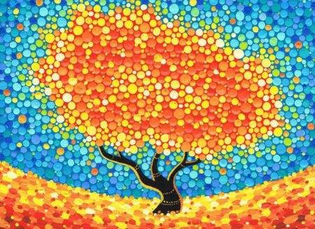 Рисование ушными палочками