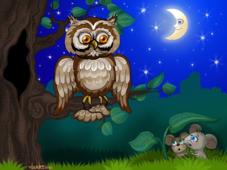 Сова из сказки