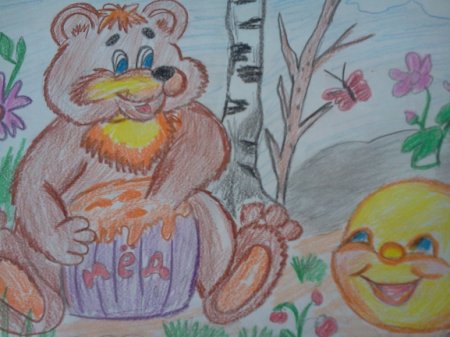 Рисунок на тему Колобок