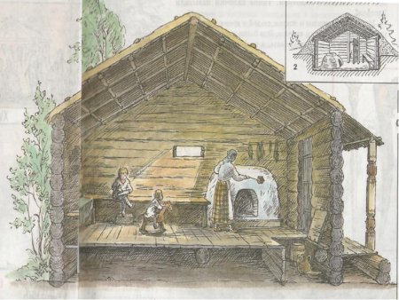 Дом семья карандашом