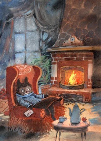 Картины Светланы Дмитриевой про котиков