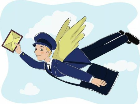 Почтальон раскраска для детей