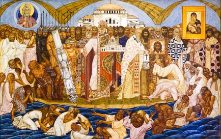 Васнецов крещение Руси живопись