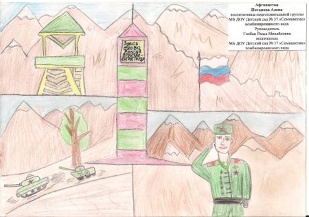 Рисунок на тему война