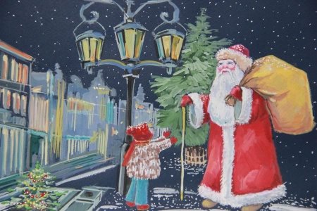 Рисунок на новый год на конкурс