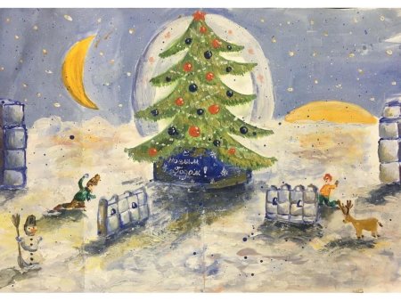Новогодняя фантазия рисунок на конкурс