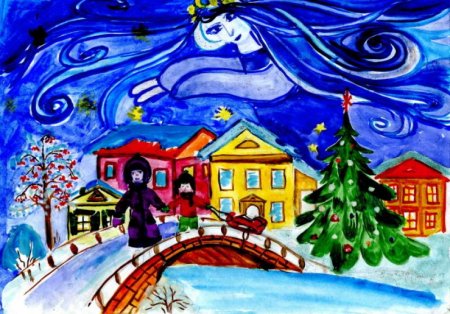 Новогодняя Самара конкурс рисунков