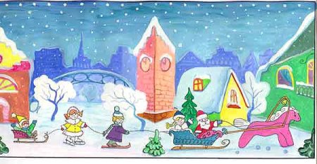 Новогодний домик