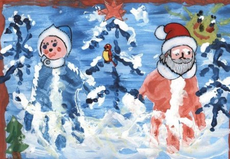 Рождественские рисунки