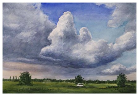 Иллюстрация к стихотворению Лермонтова Утес