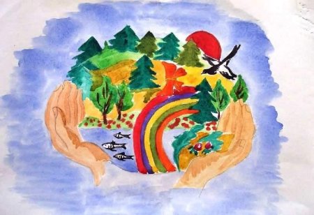 Земля наш общий дом рисунок