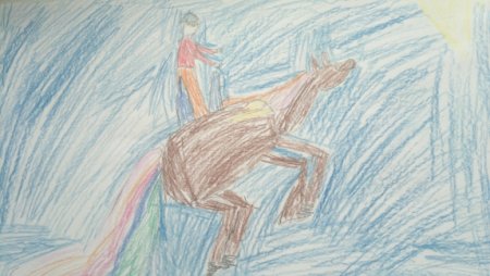 Рисунок к балету конек горбунок