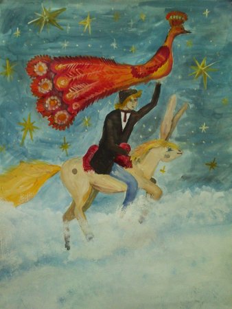 Иллюстрации "ночь" к балету р.Щедрина "конек горбунок"