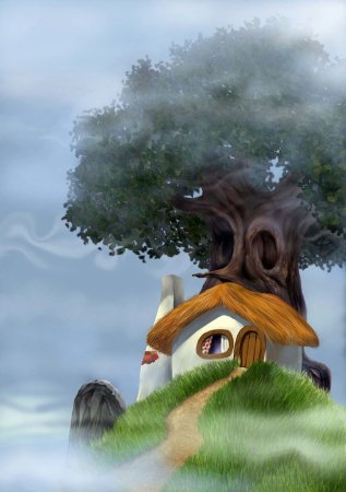 Волшебный зеленый домик