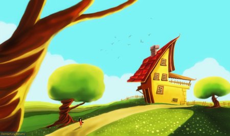 Нарисуй картинку на тему наш Волшебный зелёный дом