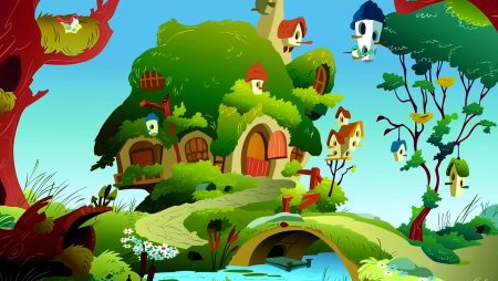 Волшебный зеленый дом