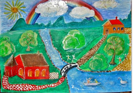 Рисунок на тему моя Родина