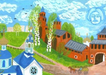 Нижний Новгород рисунок