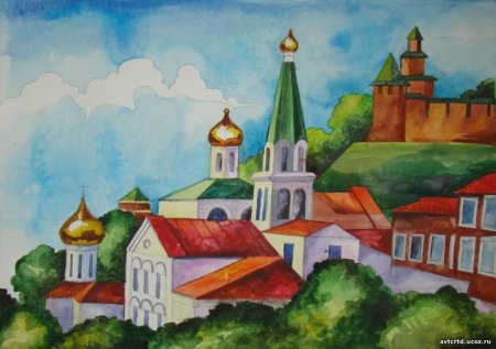 Рисунки на тему мой край Нижегородский