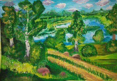 Пейзаж мой родной край