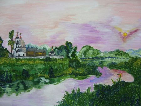 Пейзаж родного края Городец