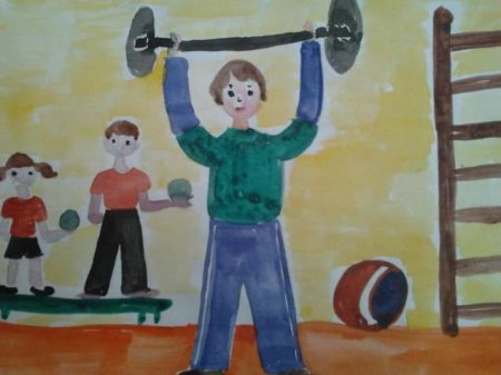 Рисование на тему здоровье в подготовительной группе