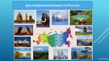 Достопримечательности России коллаж