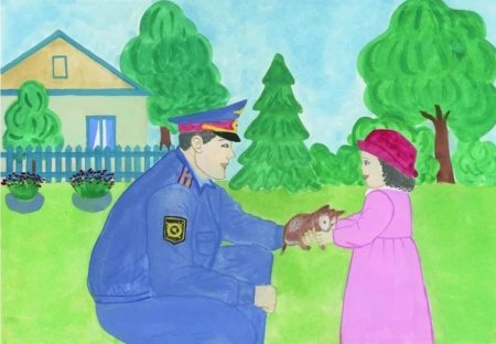 Полицейский рисунок