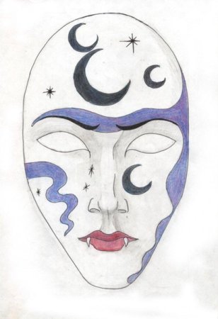 Эскиз театрального грима