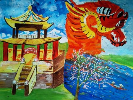 Рисование на тему Китай
