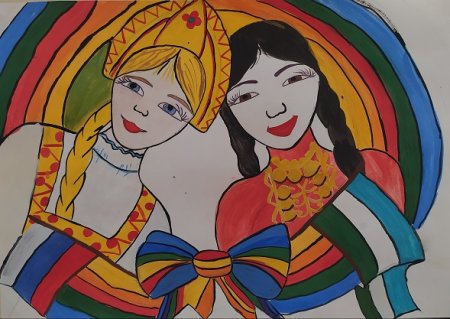 Мы за дружбу народов рисунки