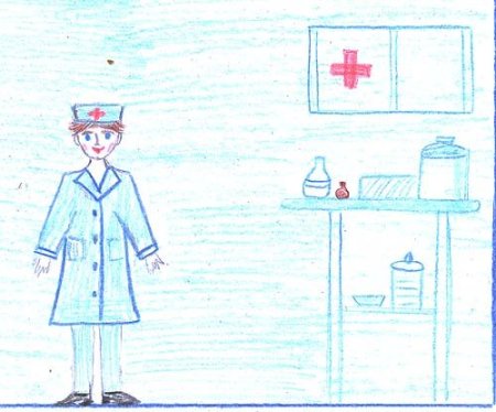 Рисование на тему профессия врача для детей
