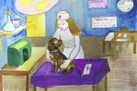 Детские рисунки профессии