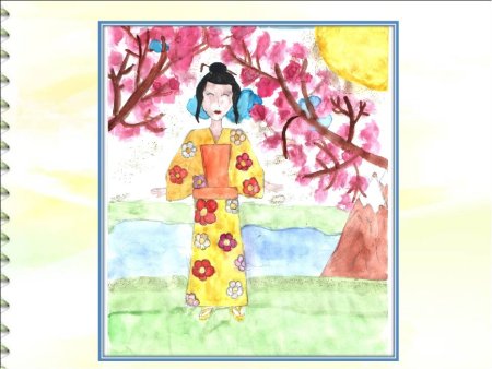 Япония детские рисунки