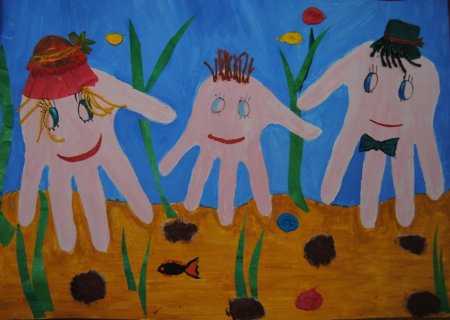 Рисование с детьми на тему семья