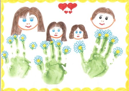 День семьи рисование