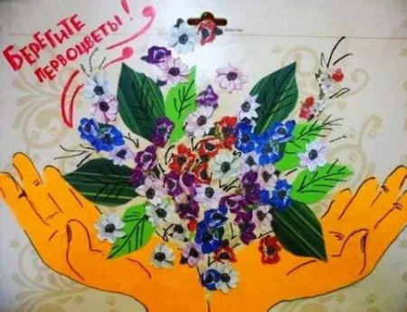 Плакат на тему цветов