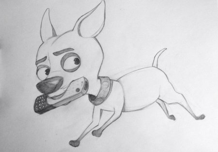 Мультяшные рисунки карандашом