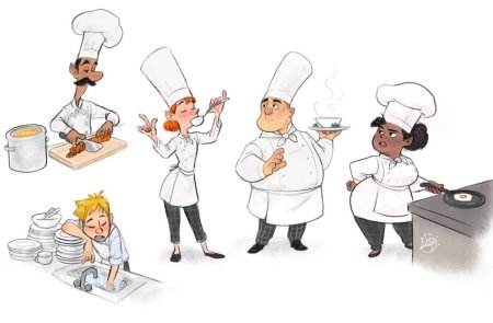 Мультяшные повара