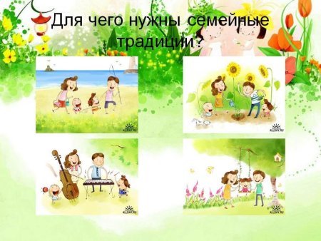 Картинка семейные традиции для детского сада