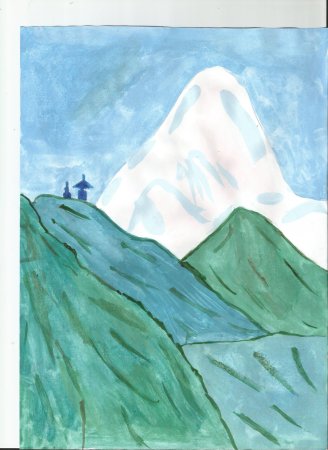 Иллюстрация к стихотворению горные вершины Лермонтов