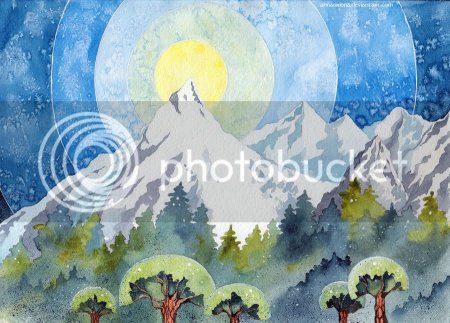 Иллюстрация к стихотворению горные вершины Лермонтов