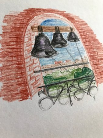 Звонница рисунок