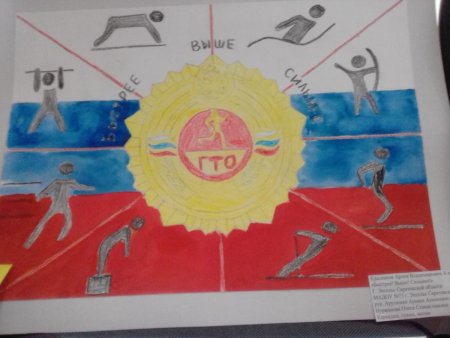 Детский рисунок ГТО глазами ребенка