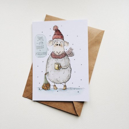 Новогодние рисунки для скетчбука