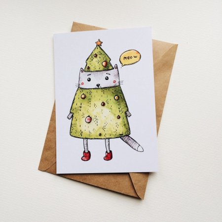 Новогодние скетчи маркерами