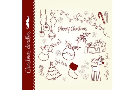 Новогодние рисунки маркерами