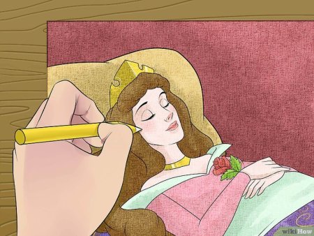 Рисунок спящей красавицы
