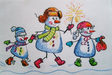 Новогодние рисунки