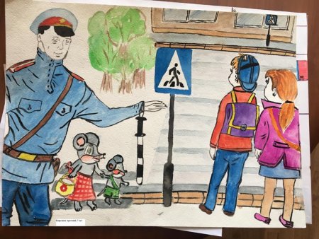 Полицейский дядя Степа рисунок на конкурс